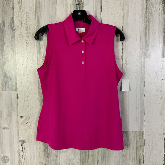 Athletic Tank Top By Greg Norman In Pink, Size: S