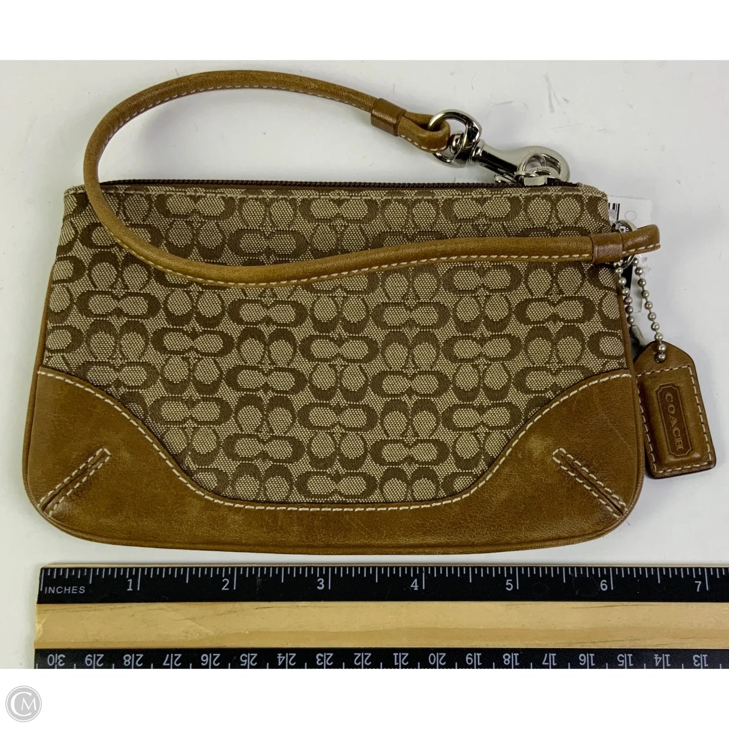 Coin Purse Designer By Coach, Size: Medium
