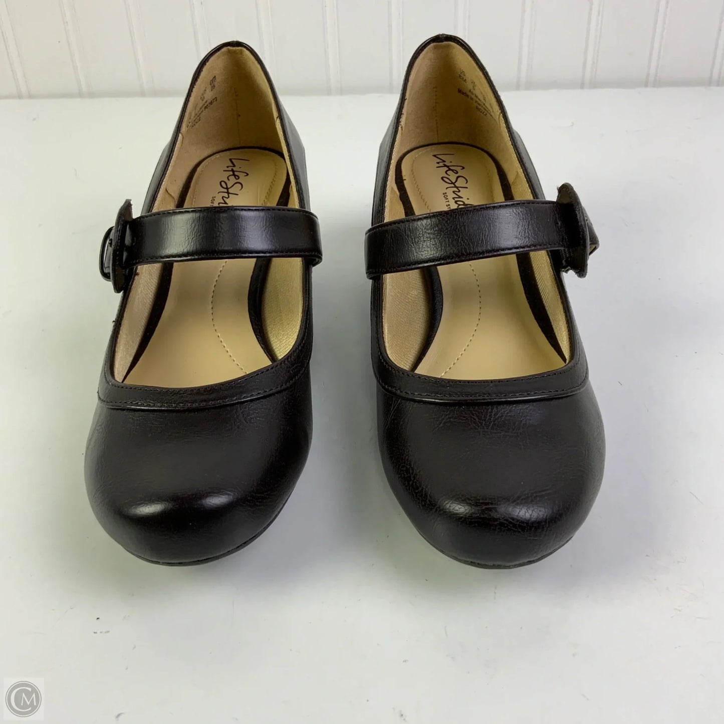 Shoes Heels Block By Life Stride In Brown, Size: 8