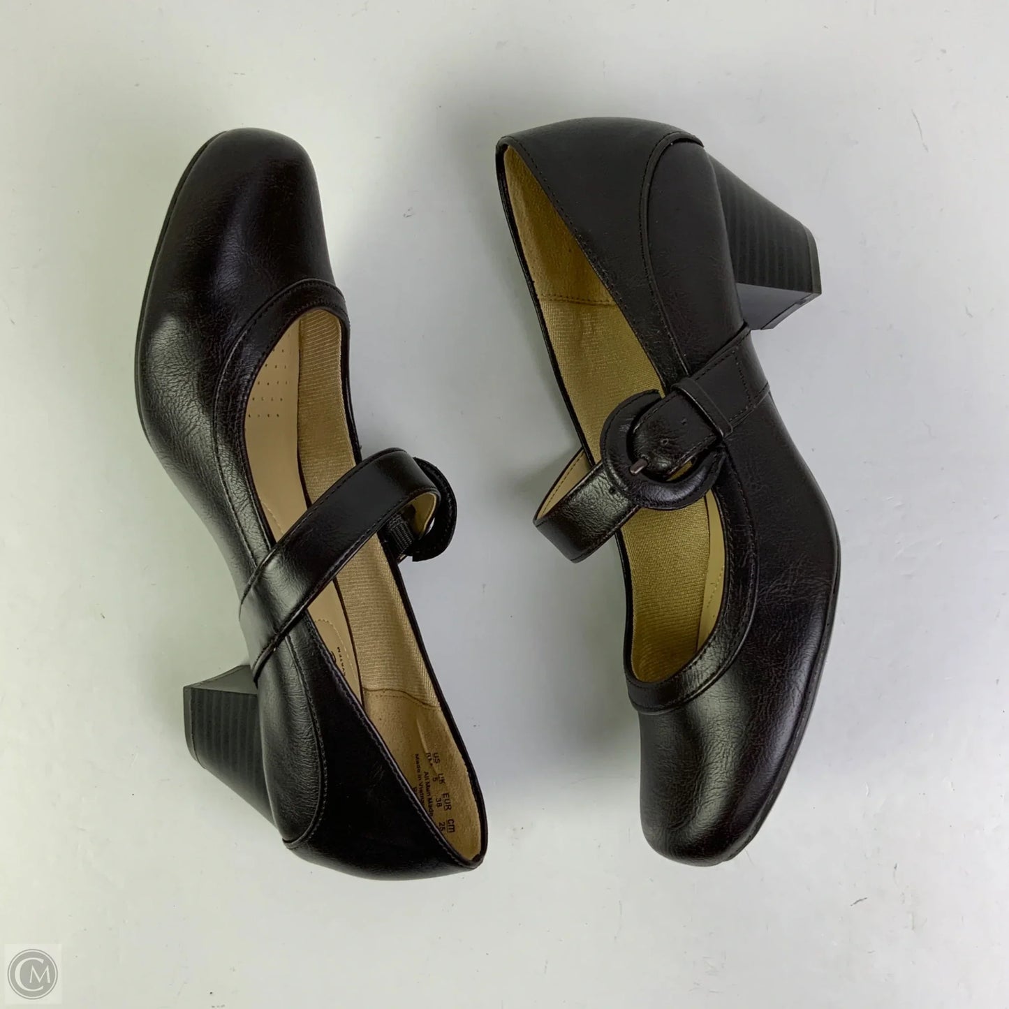 Shoes Heels Block By Life Stride In Brown, Size: 8