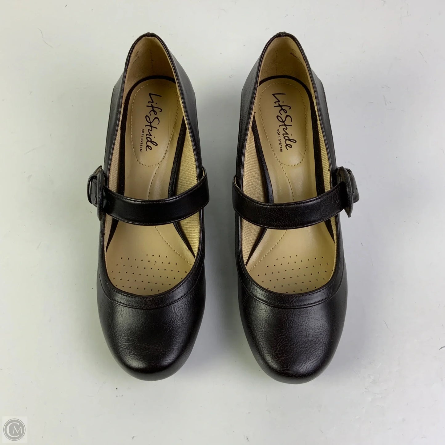Shoes Heels Block By Life Stride In Brown, Size: 8