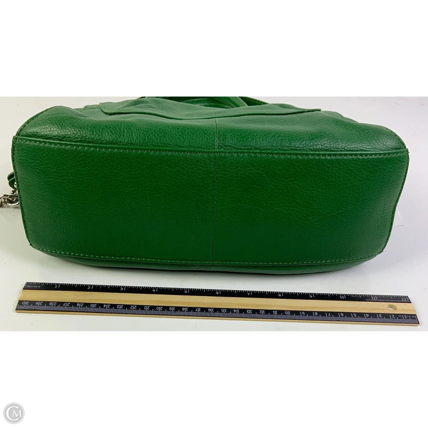 Handbag Leather By Audrey Brooke, Size: Medium