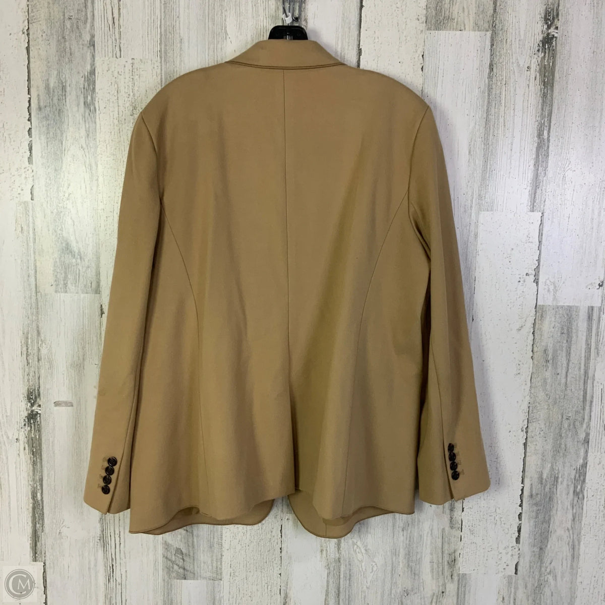Blazer By Ann Taylor In Tan, Size: 1x
