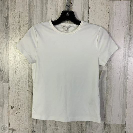 Top Short Sleeve Basic By Banana Republic In White, Size: M