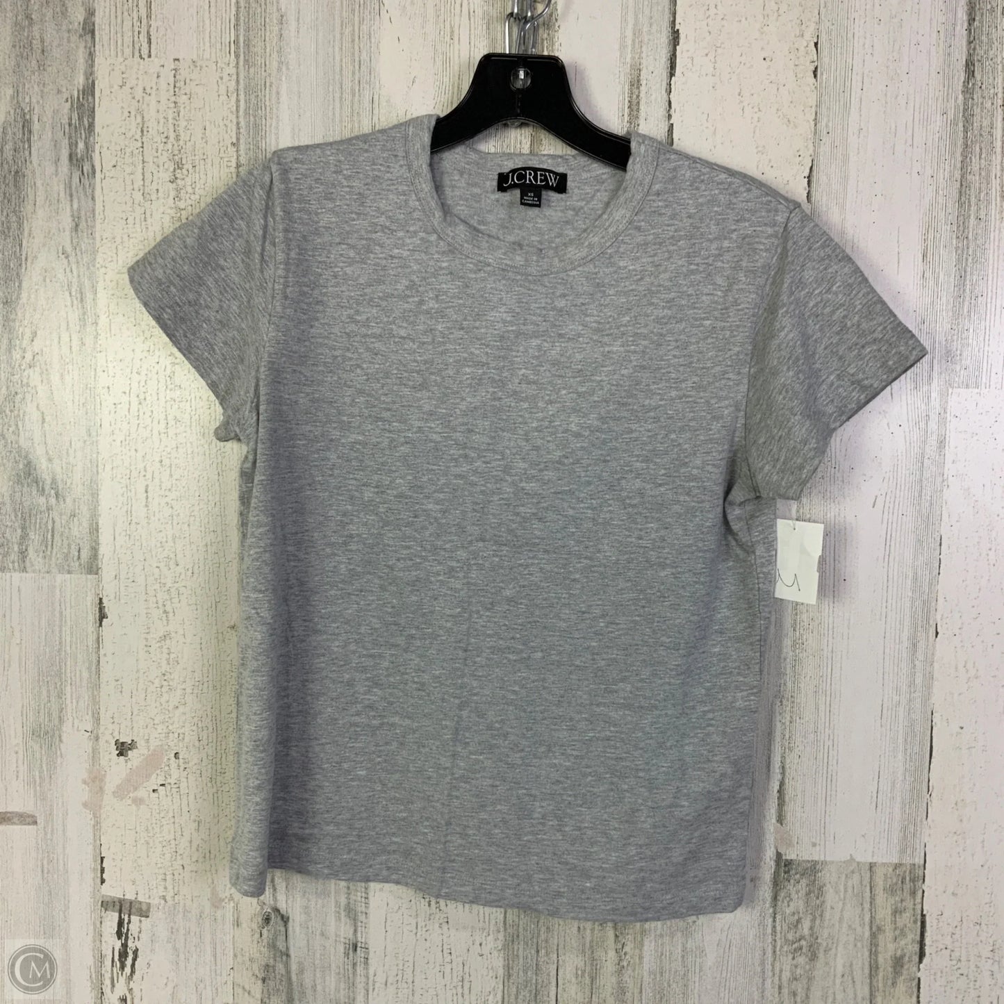 Top Short Sleeve Basic By J. Crew In Grey, Size: Xs