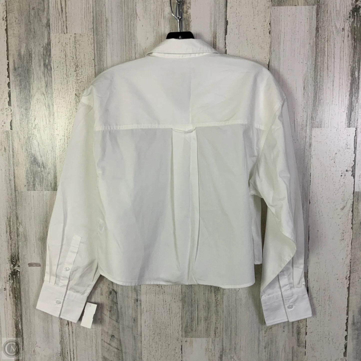 Blouse Long Sleeve By J. Crew In White, Size: S