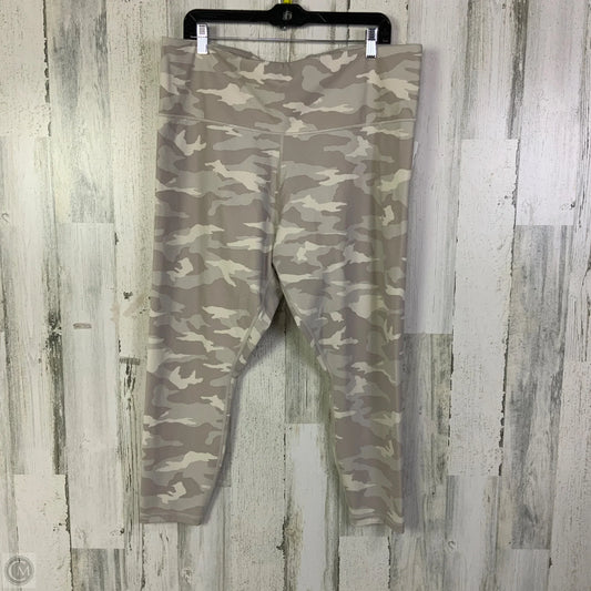 Athletic Leggings By Athleta In Camouflage Print, Size: 2x