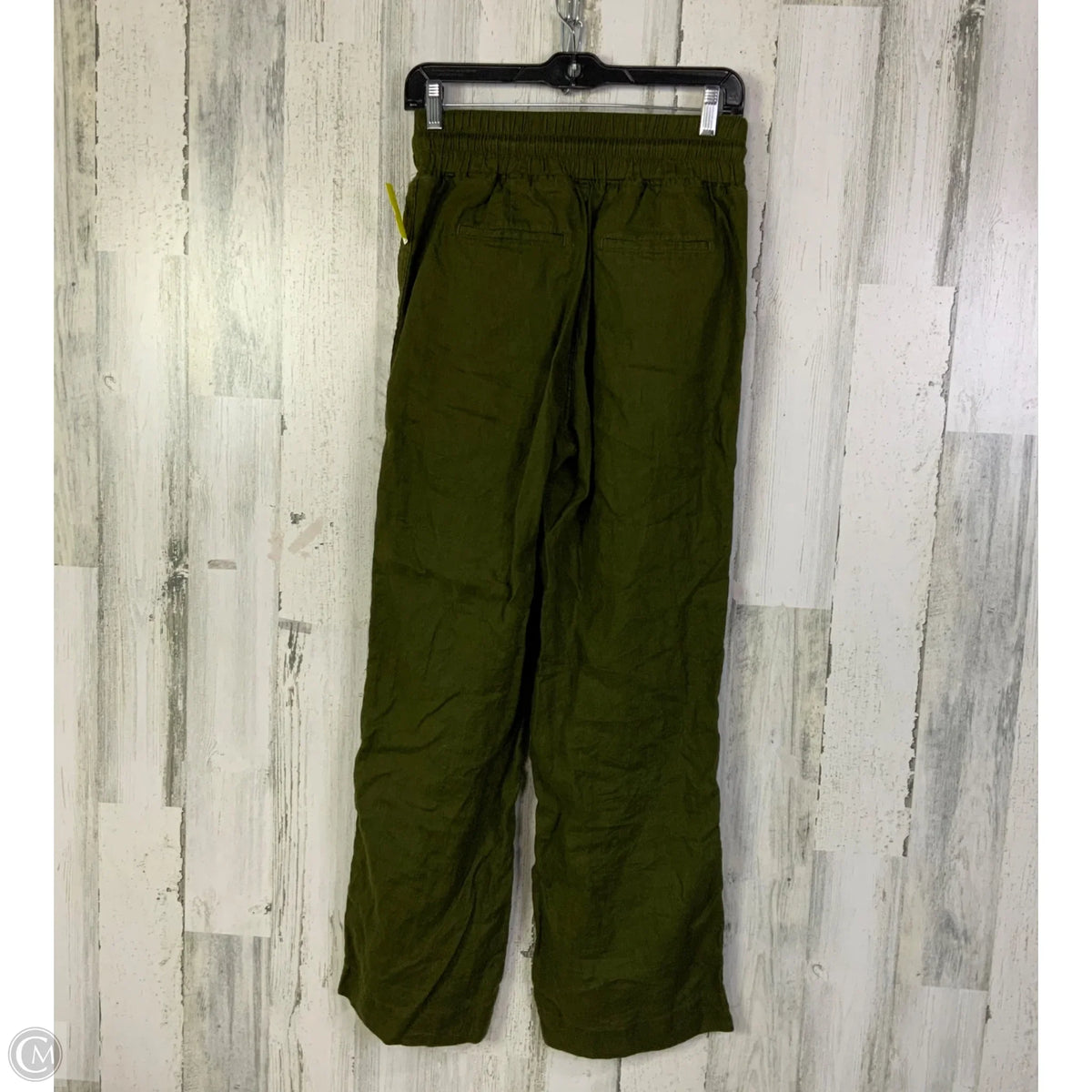Pants Linen By Quince In Green, Size: 4