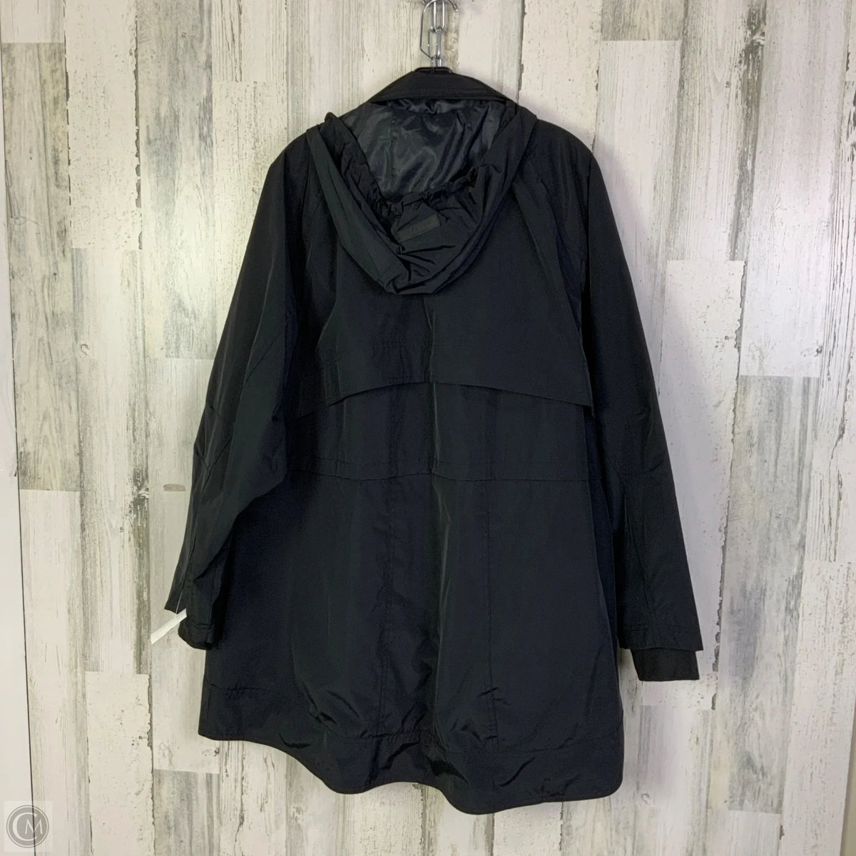 Coat Raincoat By Calvin Klein Performance In Black, Size: 2x