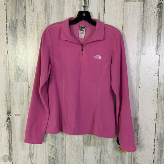 Athletic Sweatshirt Collar By The North Face In Pink, Size: M