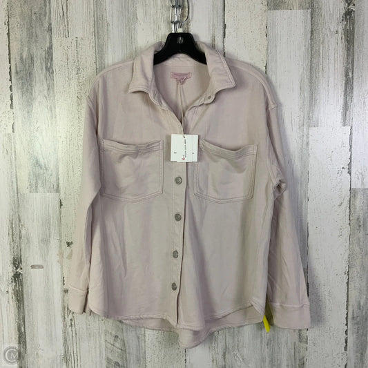 Jacket Shirt By Beachlunchlounge In Pink, Size: Xs