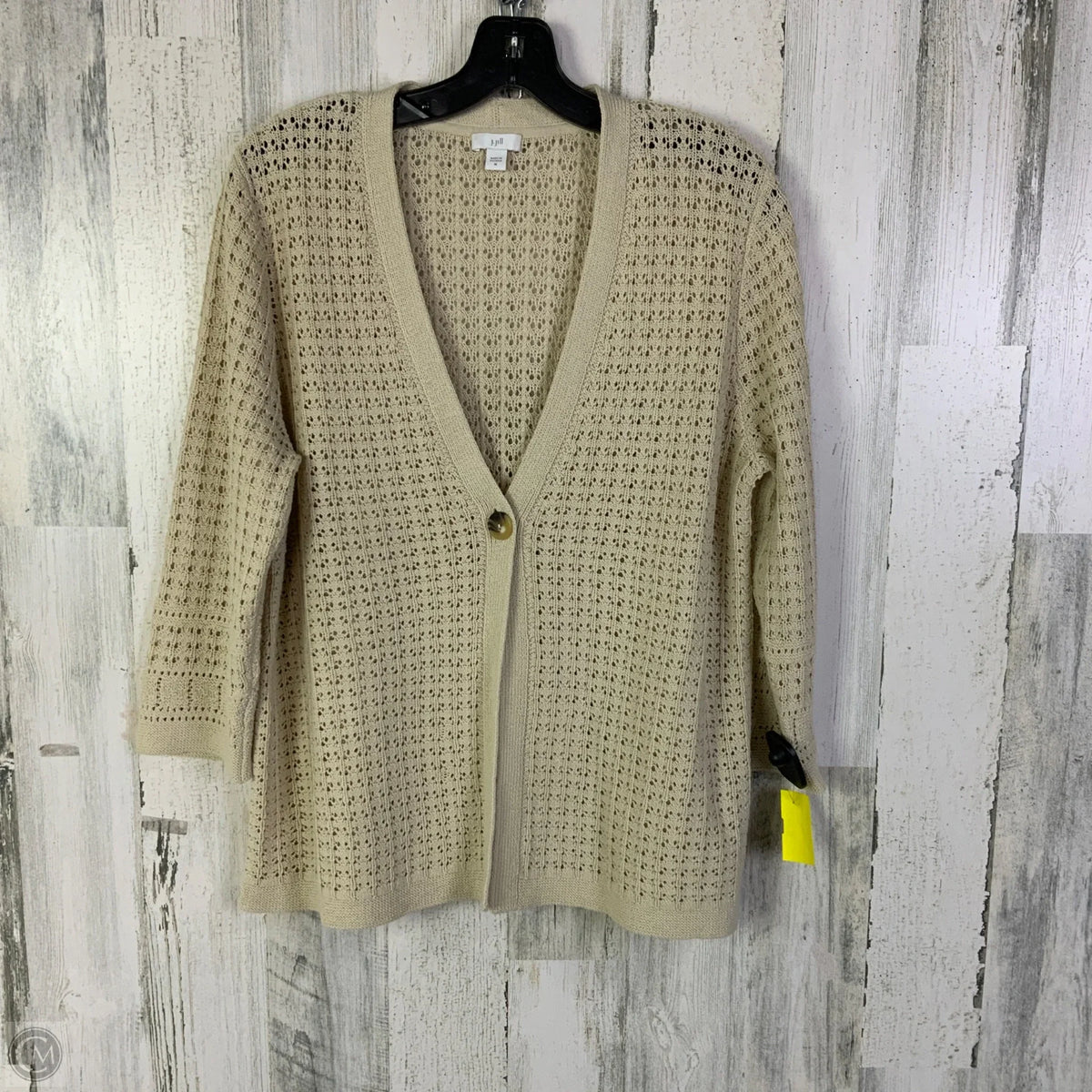 Sweater 2pc By J. Jill In Cream, Size: M