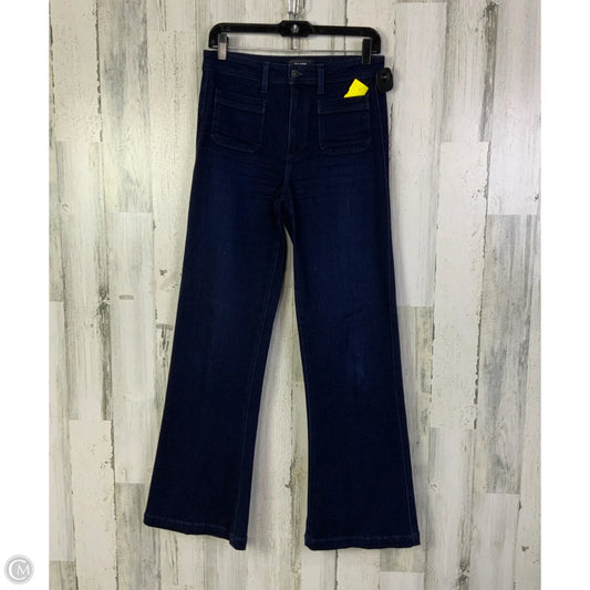 Jeans Straight By Paige In Blue Denim, Size: 4