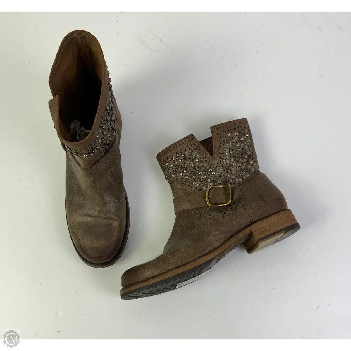 Boots Designer By Frye In Brown, Size: 10