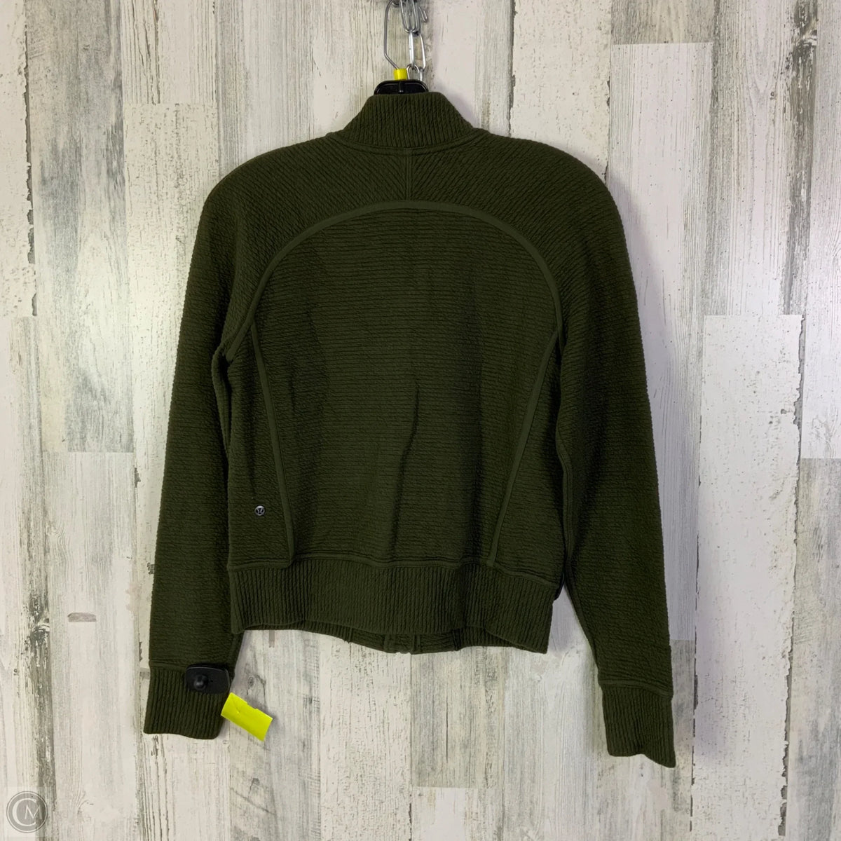 Athletic Jacket By Lululemon In Green, Size: 4