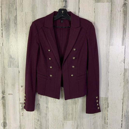 Blazer By White House Black Market In Purple, Size: Xs