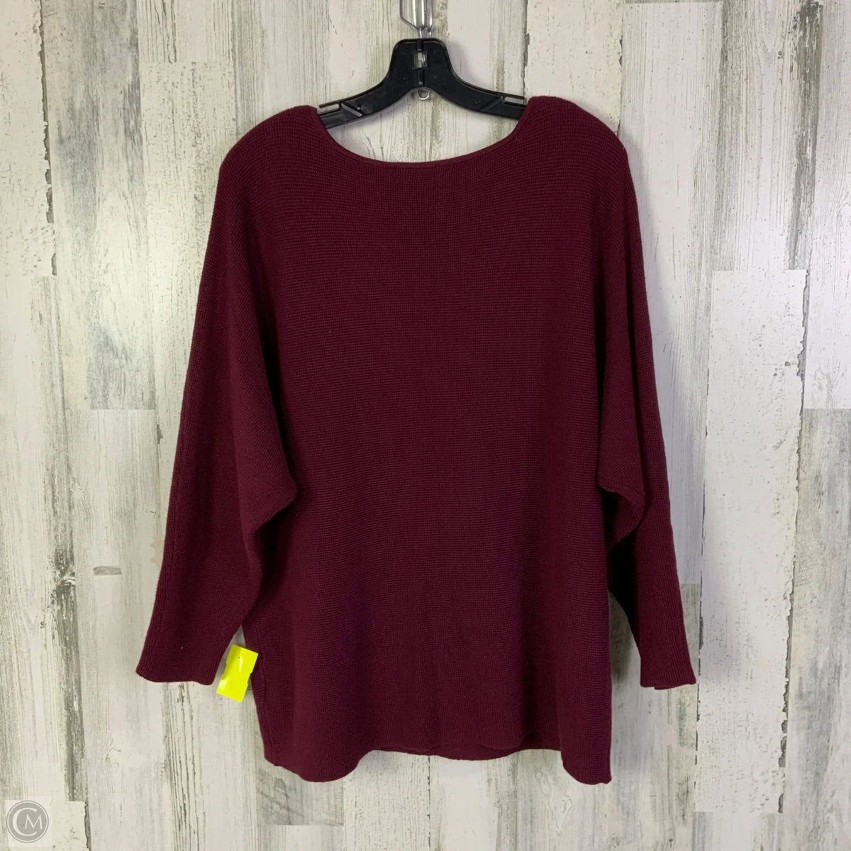 Sweater By Cyrus In Maroon, Size: 1x