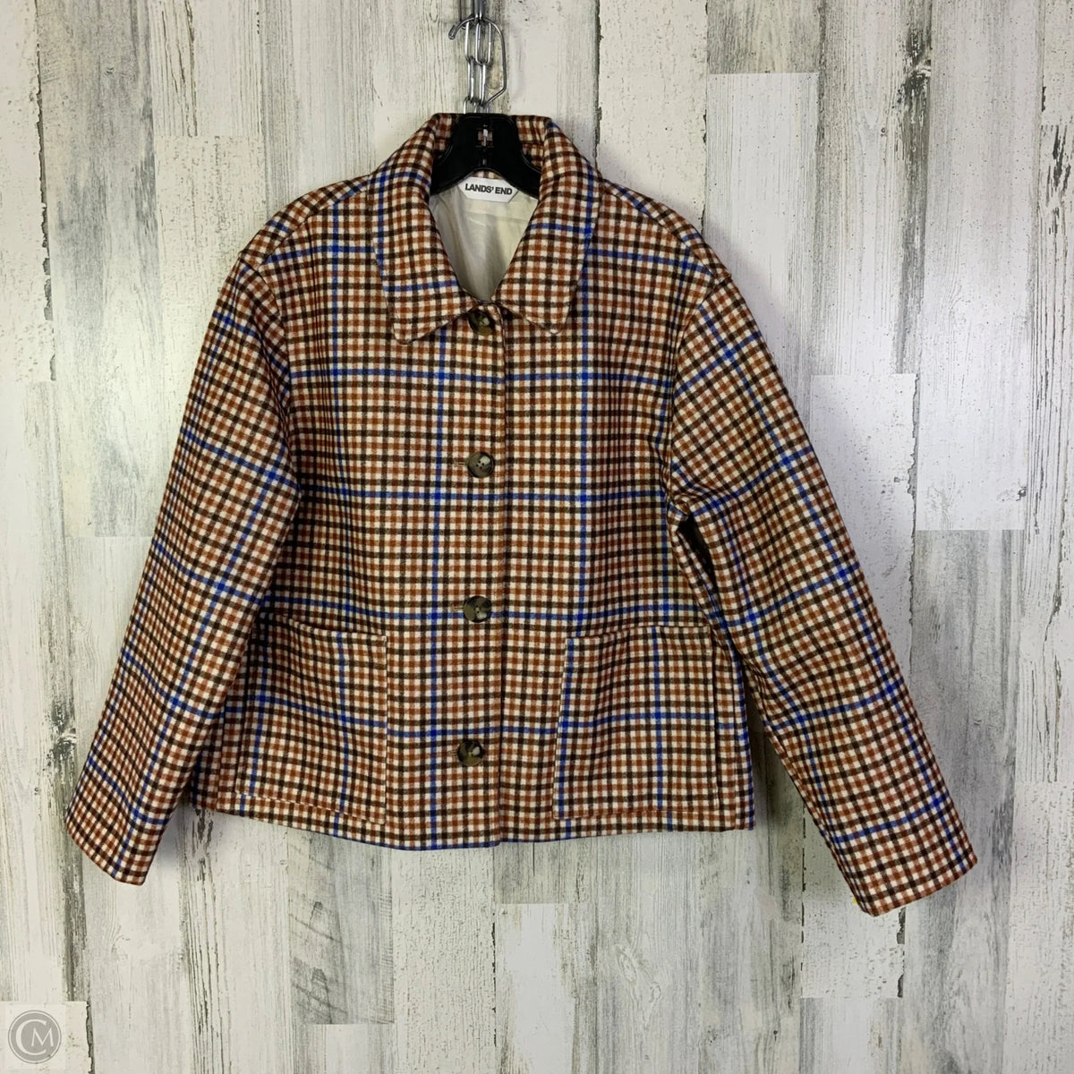 Jacket Other By Lands End In Brown, Size: M