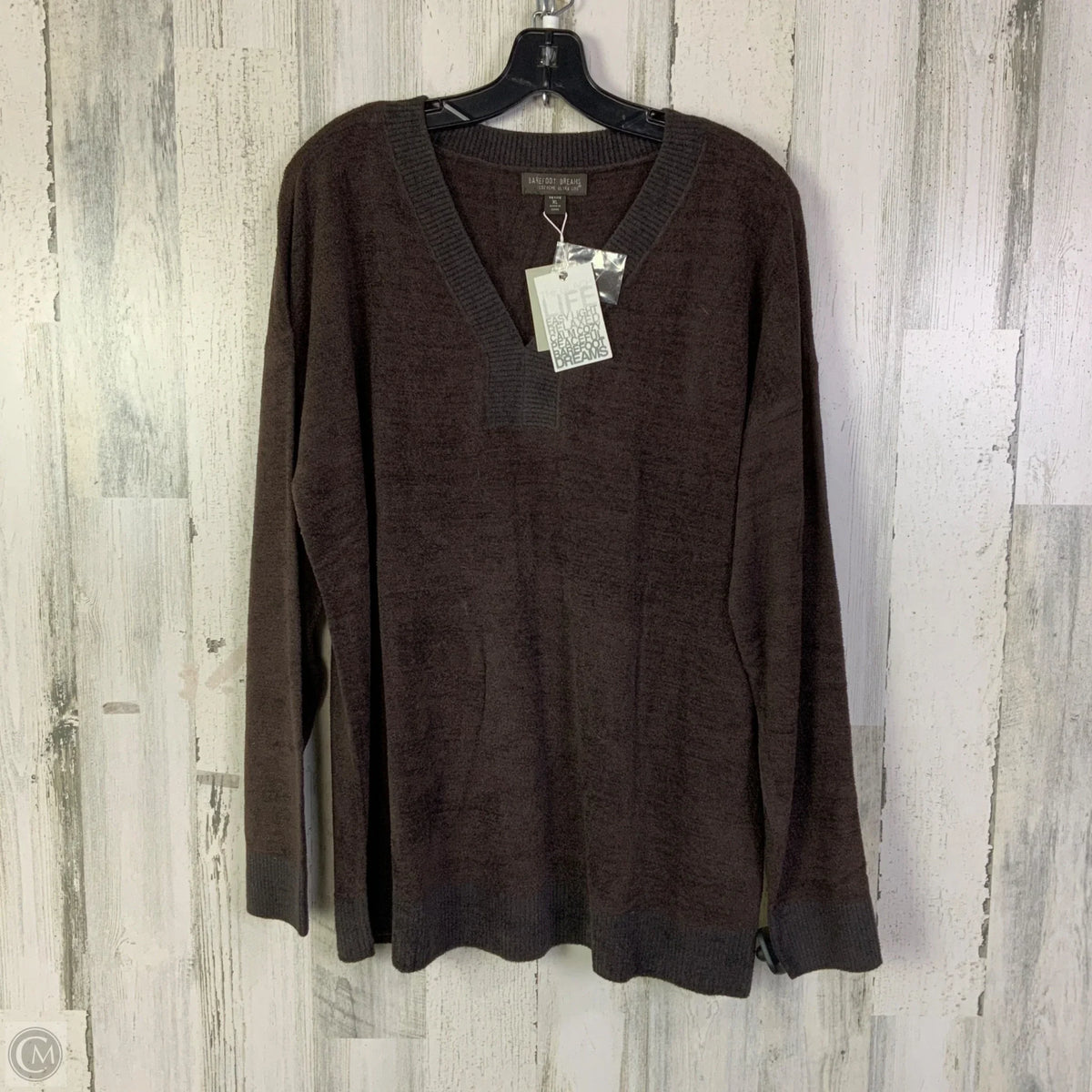 Sweater By Barefoot Dreams In Brown, Size: Xlp