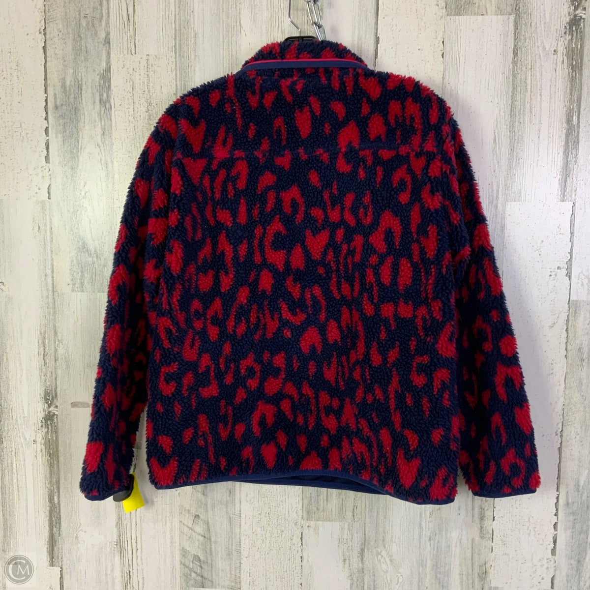 Sweatshirt Collar By Vineyard Vines In Blue & Red, Size: S