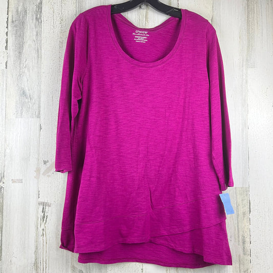 Top Long Sleeve By Chicos O  Size: M