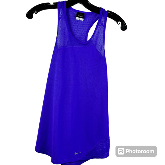 Purple Athletic Tank Top Nike Apparel, Size S