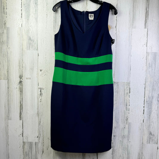 Blue & Green Dress Work Anne Klein, Size M