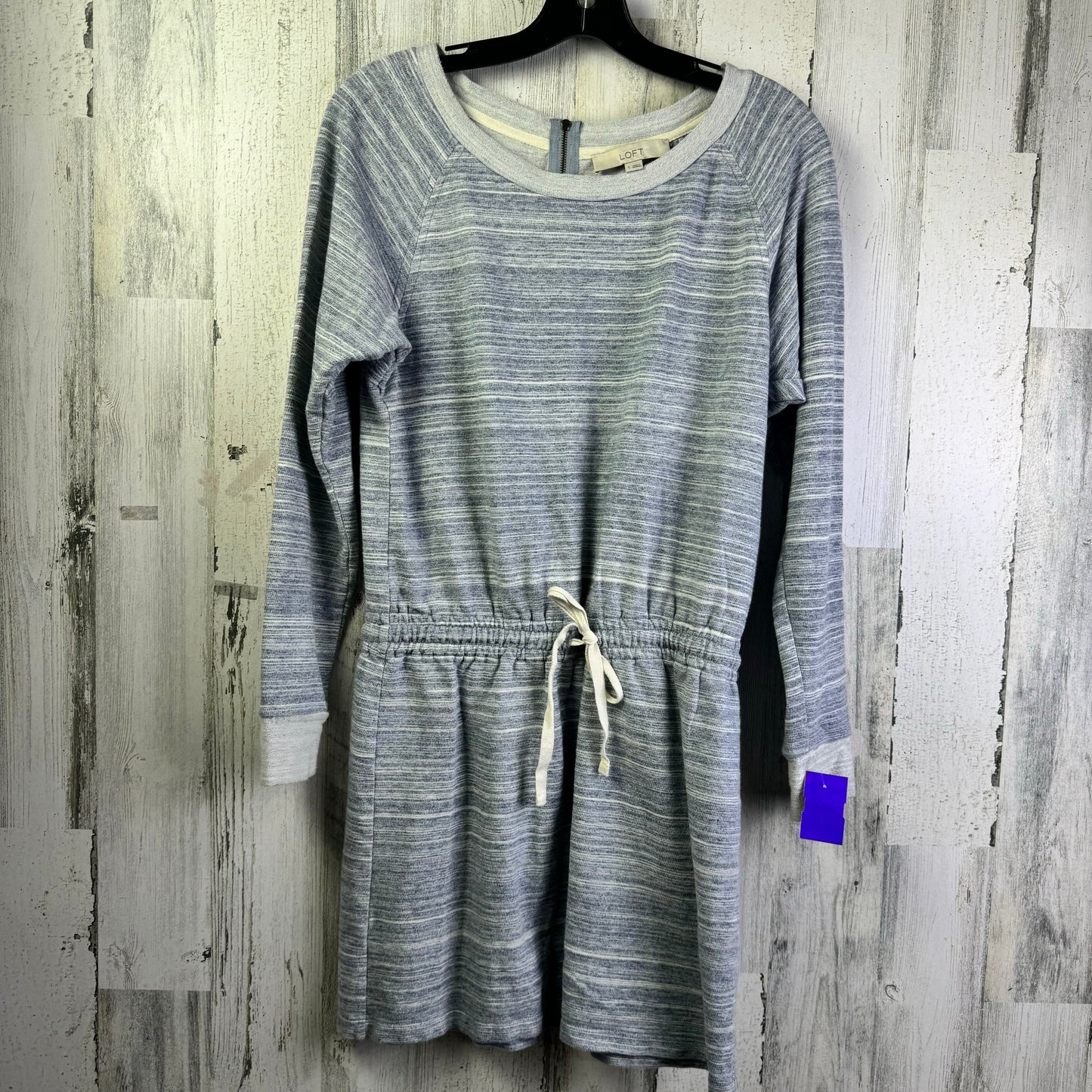 Grey Dress Casual Short Loft, Size S