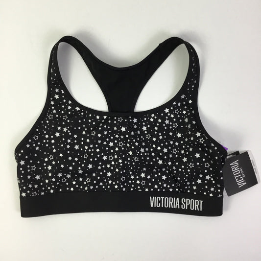 Athletic Bra By Victorias Secret In Black & White, Size: L