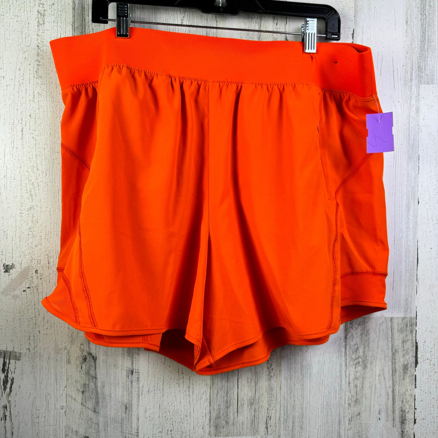 Orange Athletic Shorts Tek Gear, Size 1x