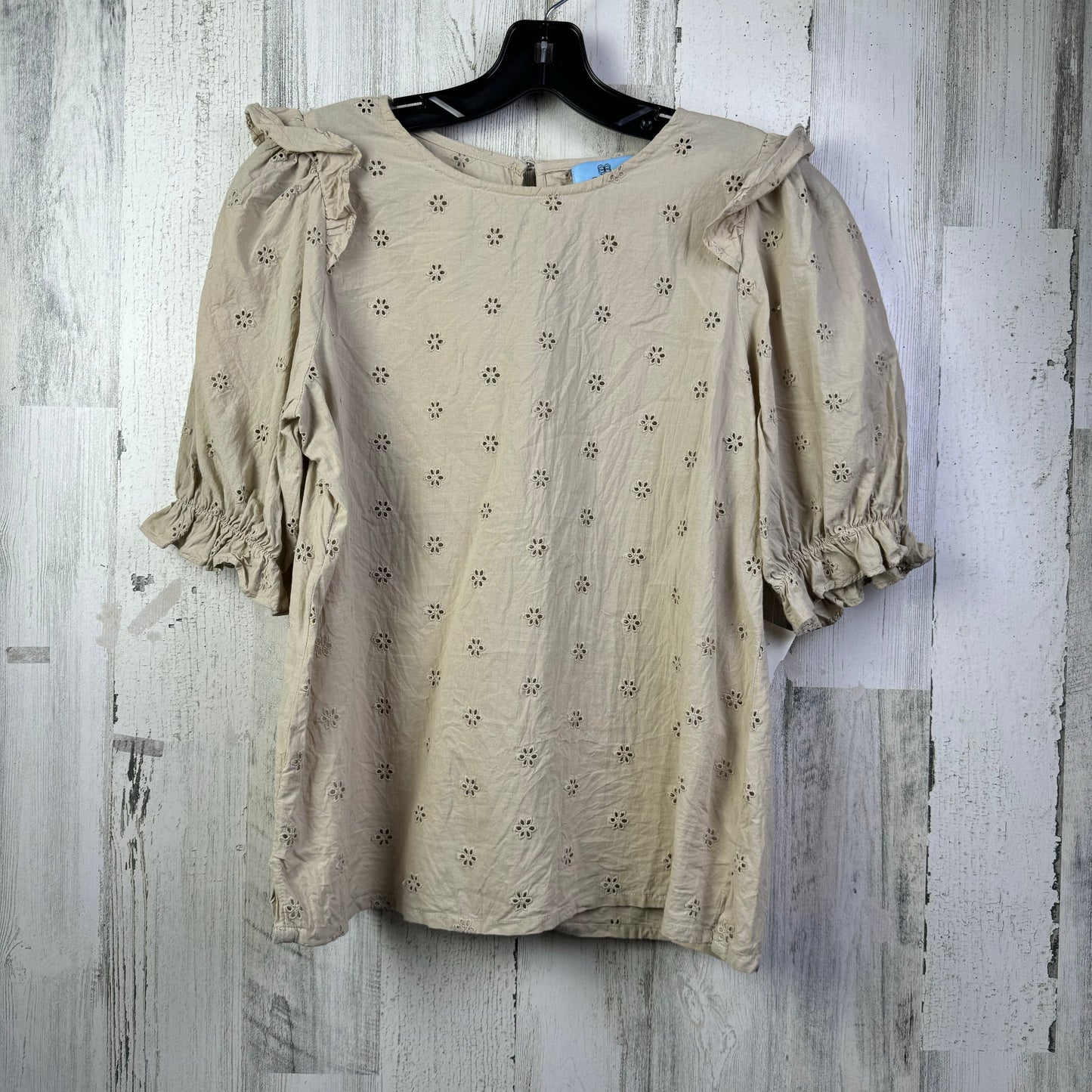 Taupe Top Short Sleeve Cece, Size M