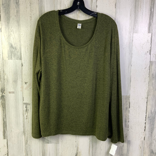 Top Long Sleeve By Old Navy In Green, Size: L