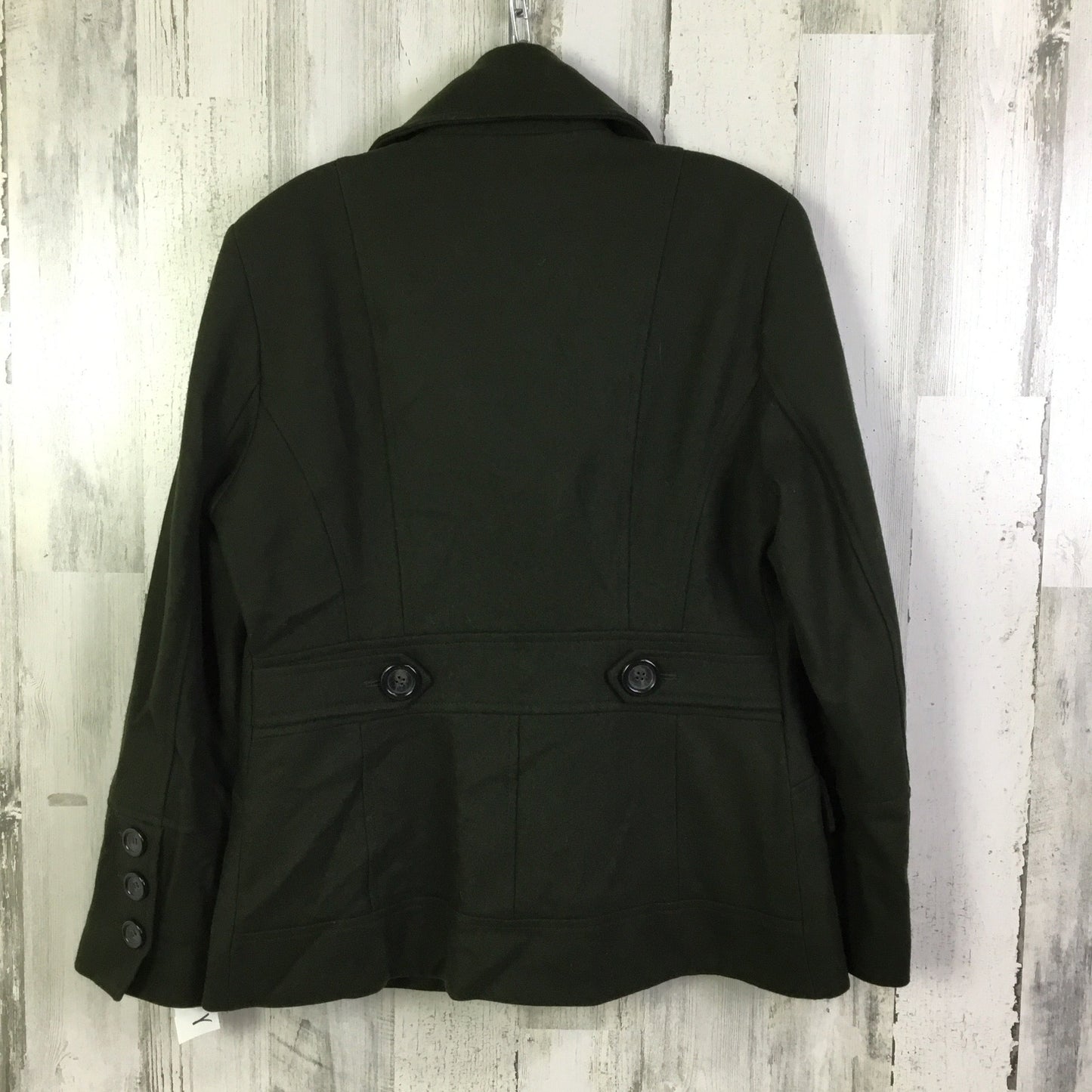 Coat Wool By Guess In Green, Size: S