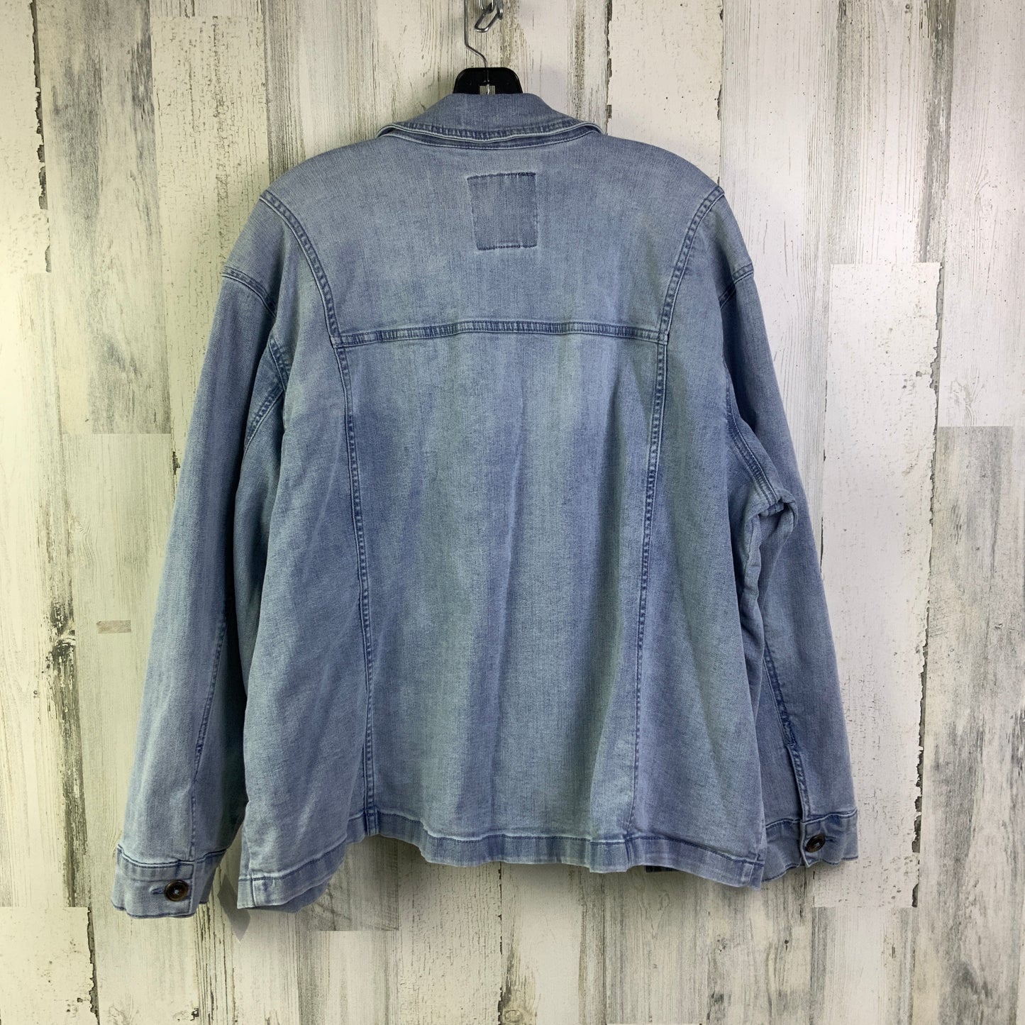 Jacket Denim By Clothes Mentor In Blue Denim, Size: Xl