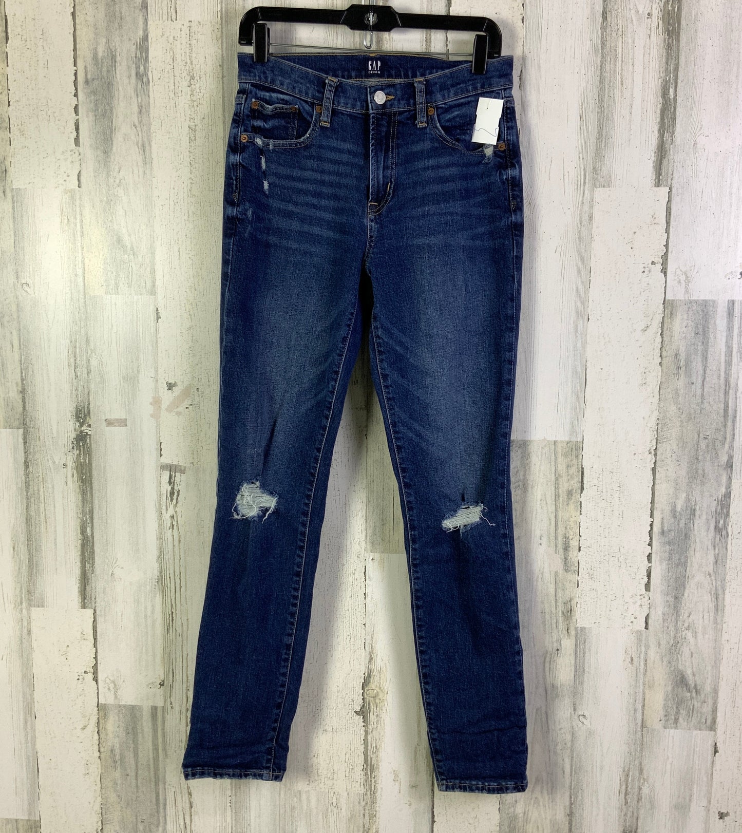 Jeans Skinny By Gap In Blue Denim, Size: 2