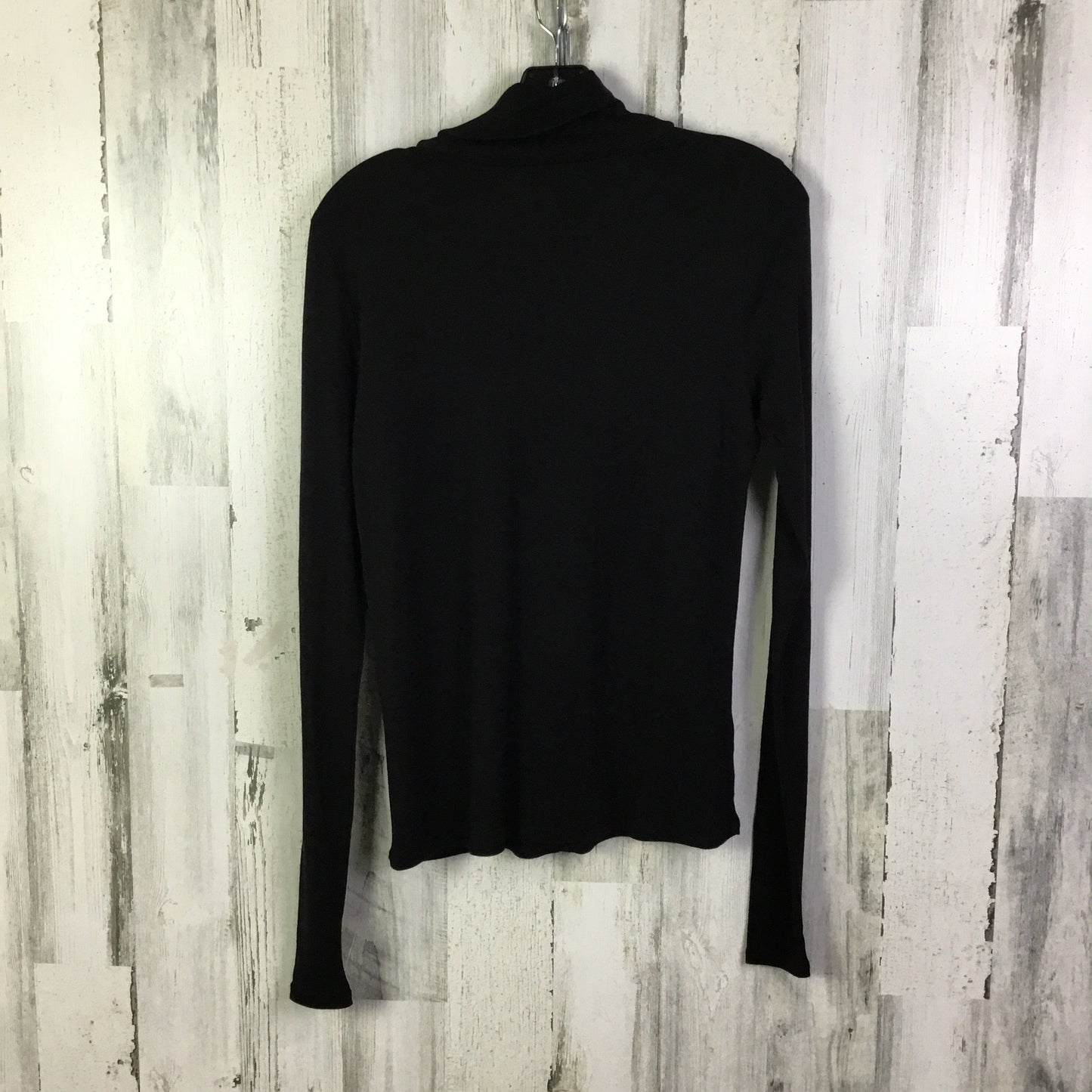 Top Long Sleeve Basic By Eileen Fisher In Black, Size: Xs