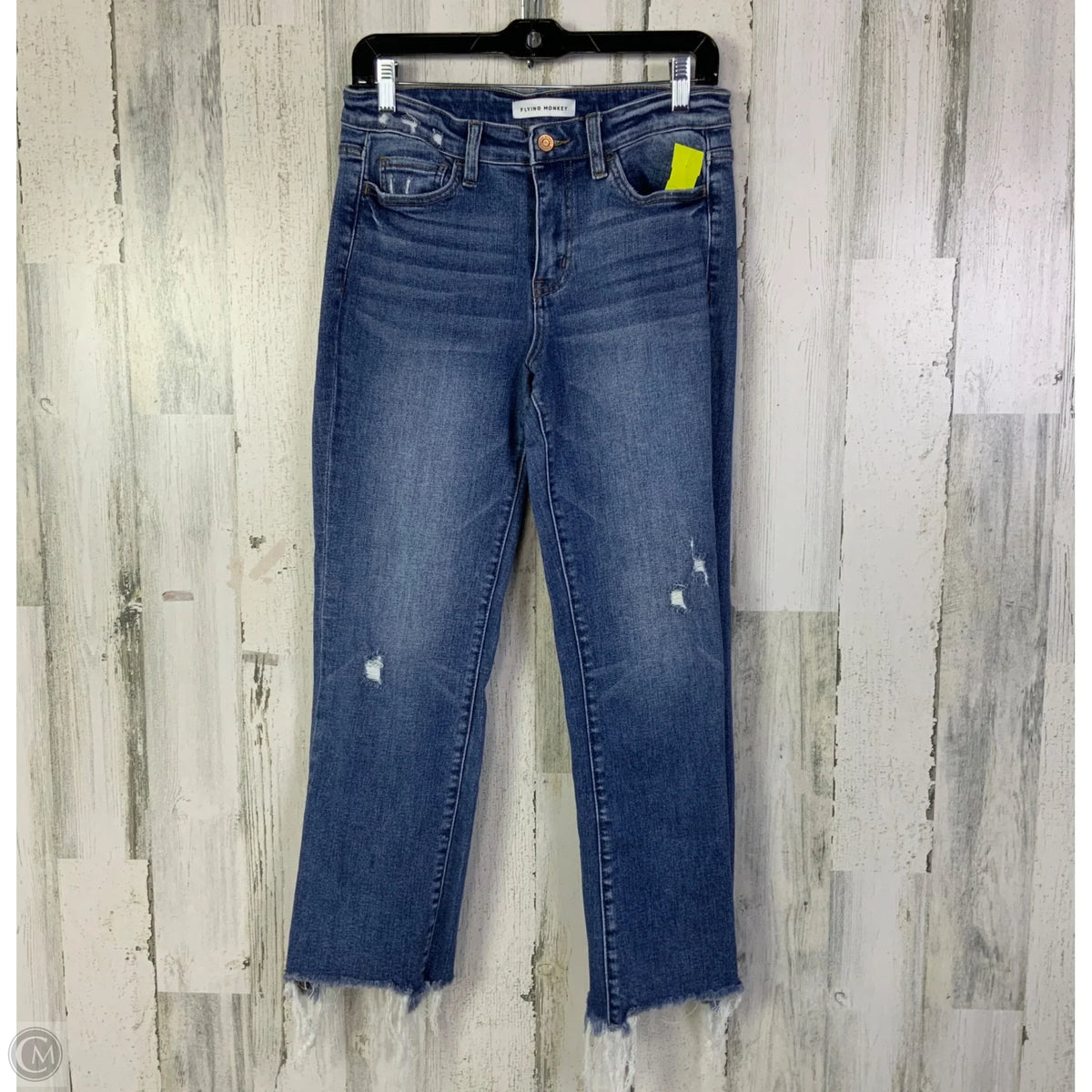 Jeans Boot Cut By Flying Monkey In Blue Denim, Size: 6