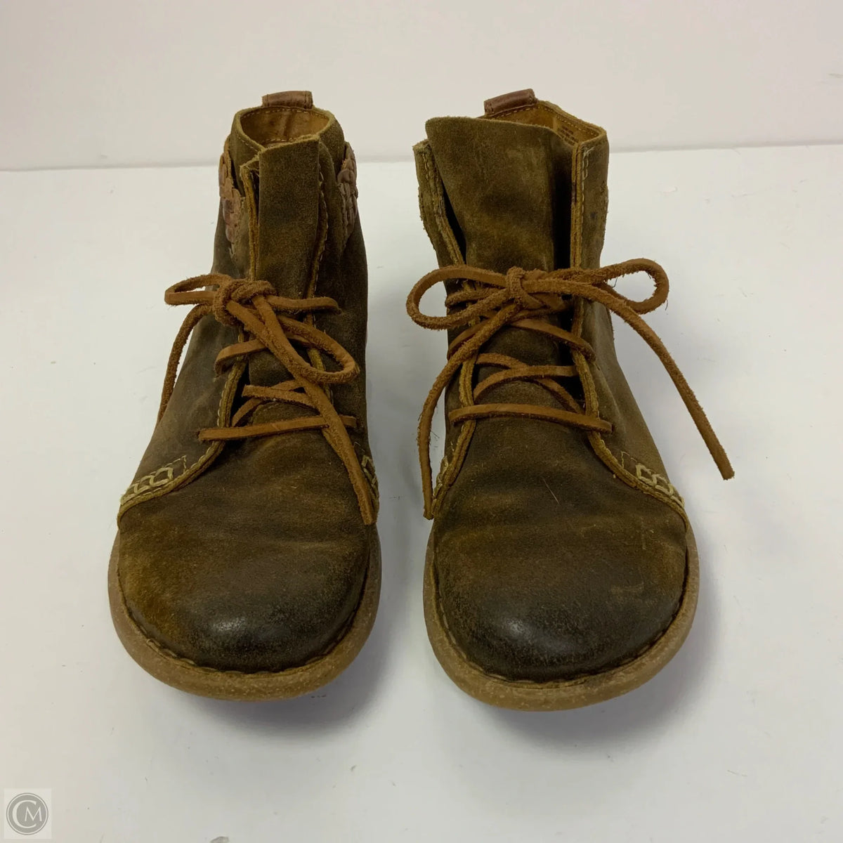 Boots Ankle Flats By Born In Brown, Size: 8.5