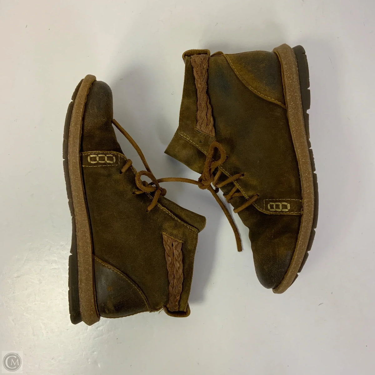 Boots Ankle Flats By Born In Brown, Size: 8.5
