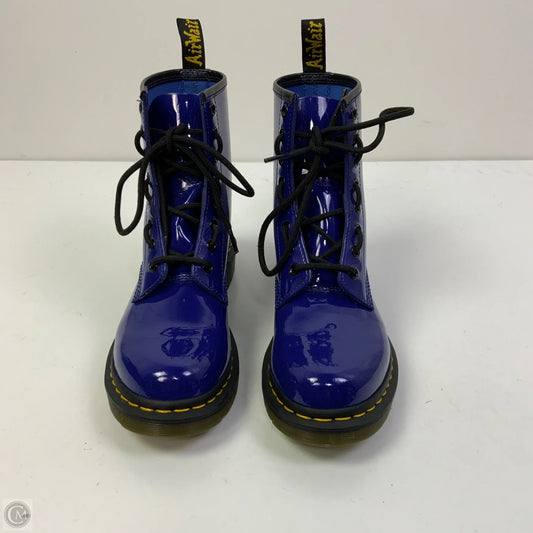 Boots Designer By Dr Martens In Blue, Size: 7