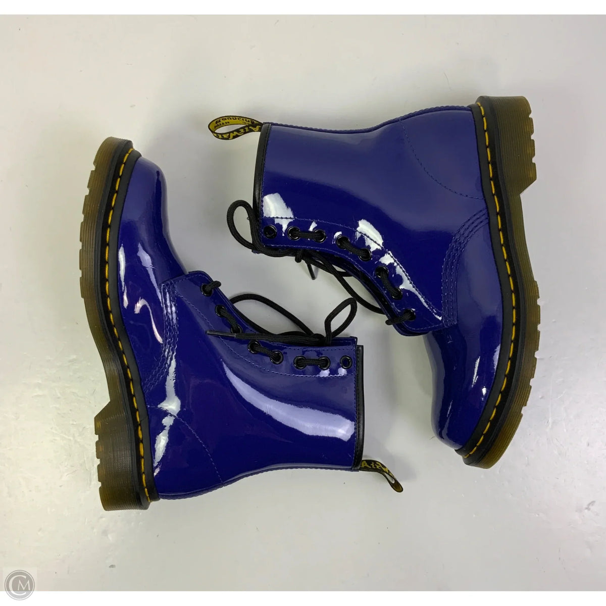 Boots Designer By Dr Martens In Blue, Size: 7