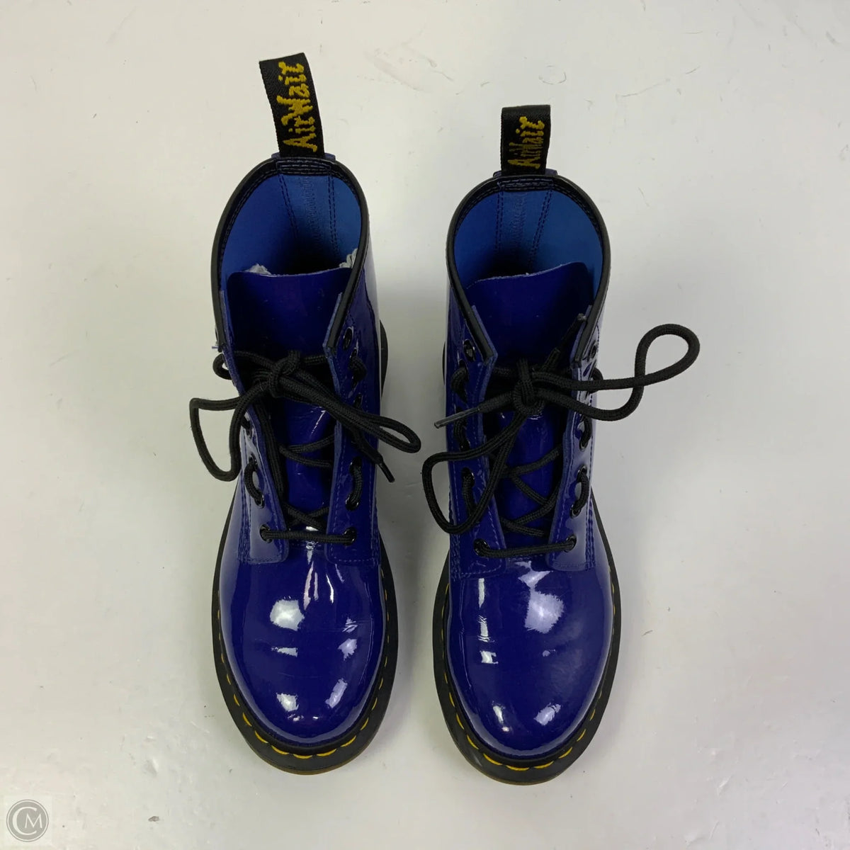 Boots Designer By Dr Martens In Blue, Size: 7