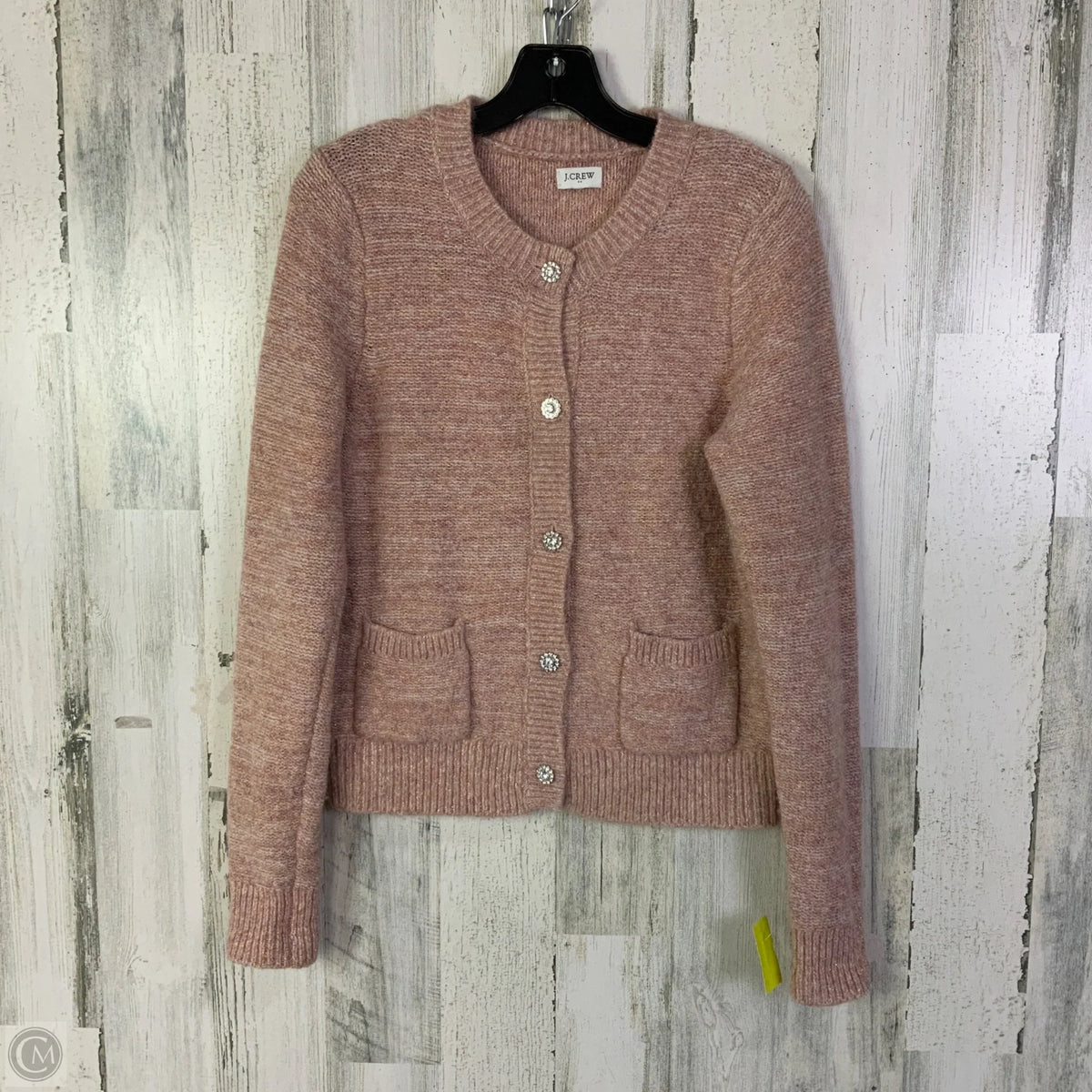 Sweater Cardigan By J. Crew In Pink, Size: S