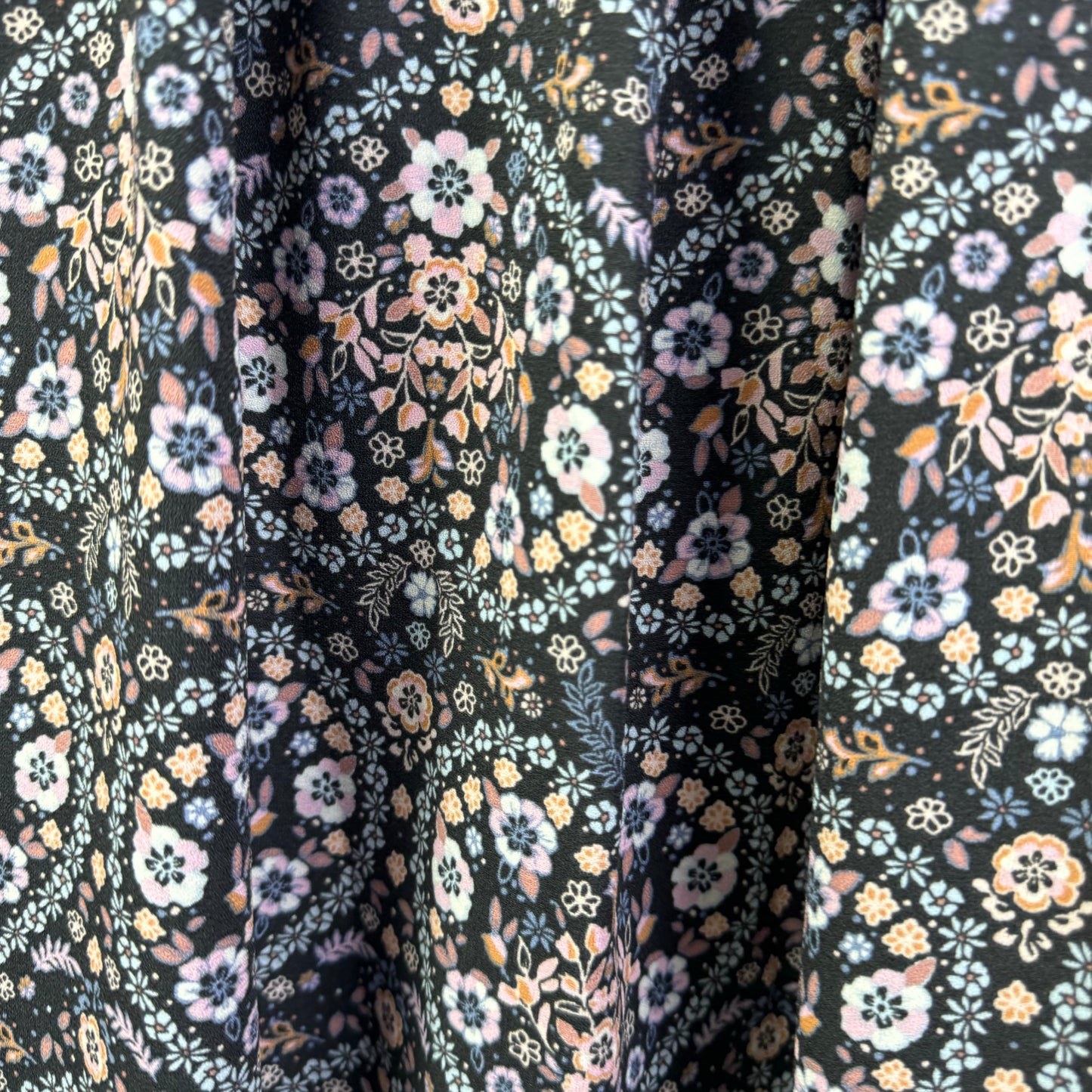 Floral Print Top Short Sleeve lauren conrad, Size 2x