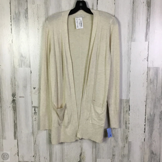 Sweater Cardigan By Be Cool In Cream, Size: S
