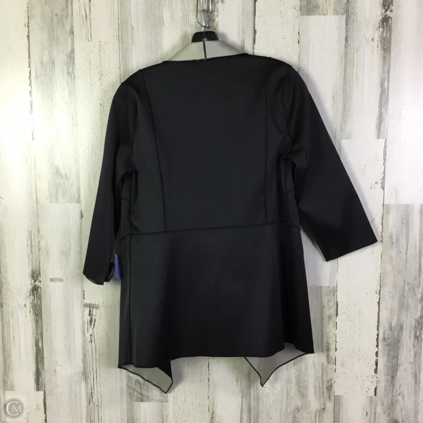 Cardigan By Misook In Black & White, Size: Xs