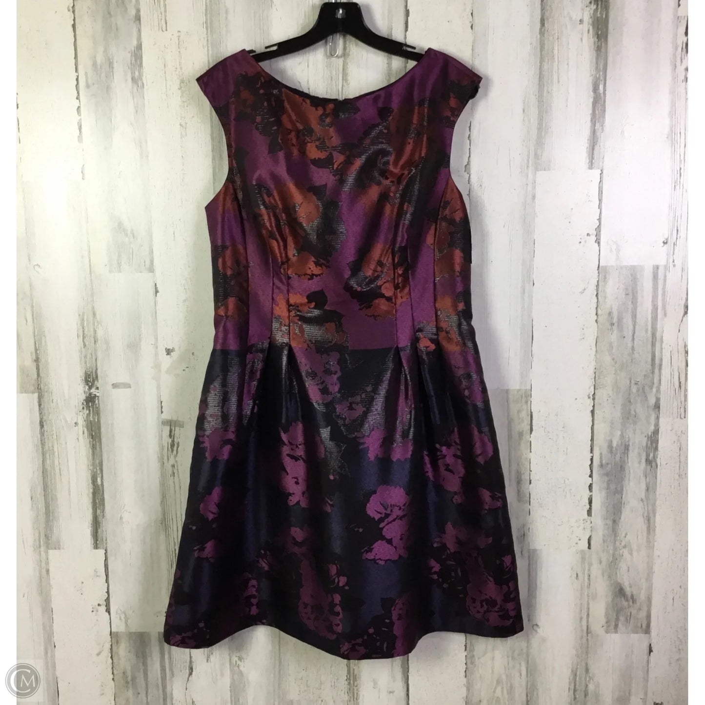 Dress Party Short By Vince Camuto In Blue & Purple, Size: L