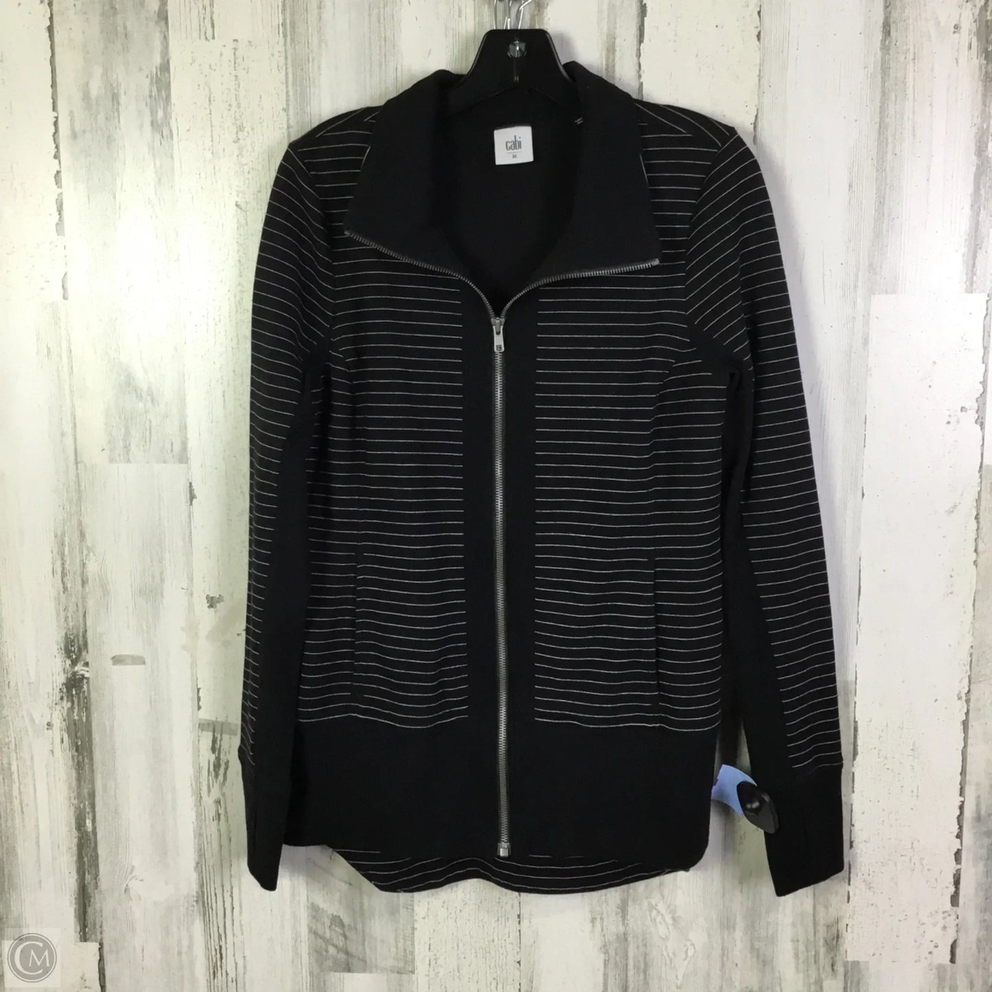 Jacket Other By Cabi In Black & White, Size: M