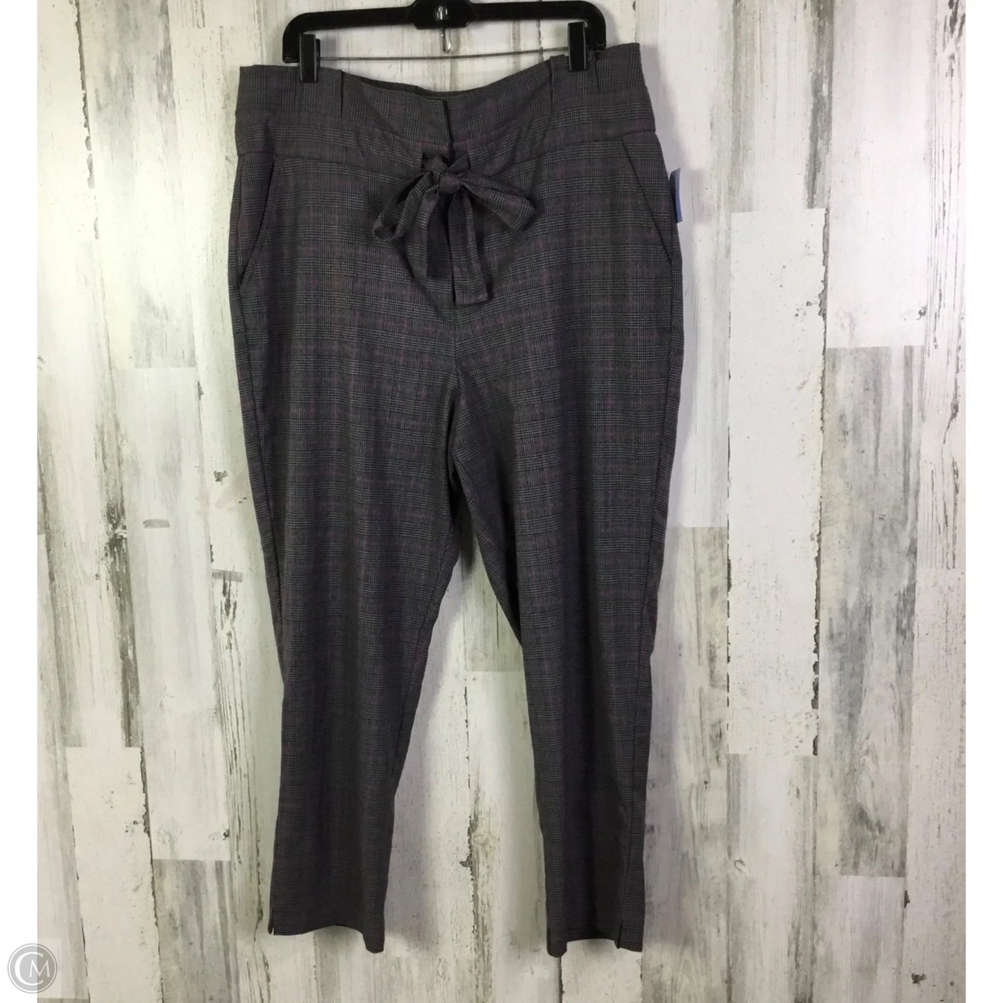 Pants Dress By New York And Co In Grey & Pink, Size: 16