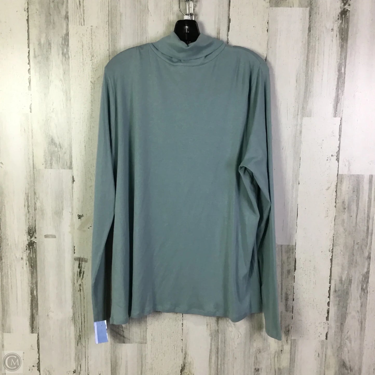 Top Long Sleeve Basic By Eileen Fisher In Blue, Size: 2x